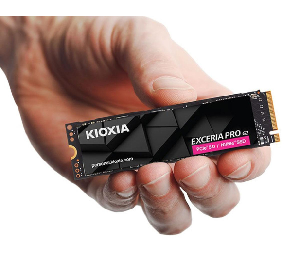 KIOXIA 2TB M.2 PCIe Gen5 NVMe Exceria PRO G2 - 1503533 - zdjęcie 3